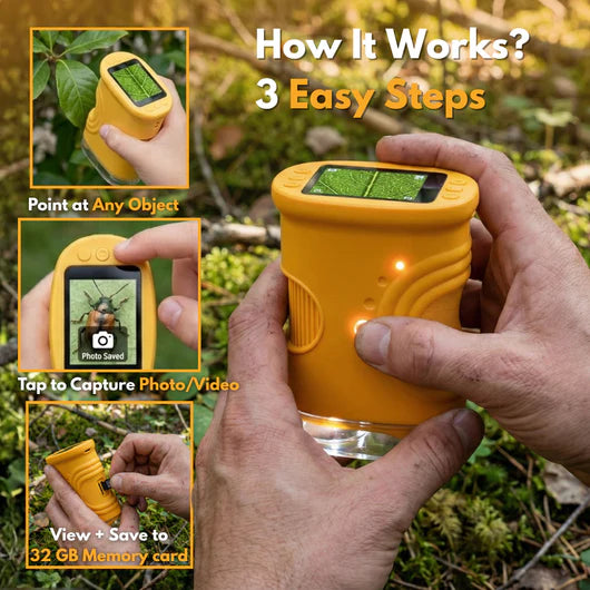 AuraScope™ Kids Digital Microscope