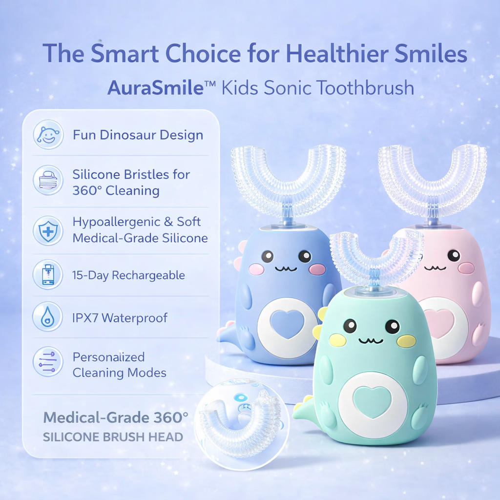 AuraSmile™ Kids Sonic Toothbrush