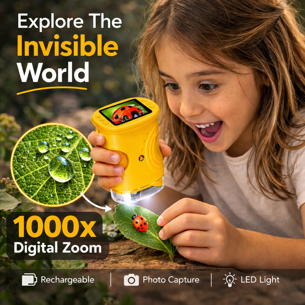 AuraScope™ Kids Digital Microscope